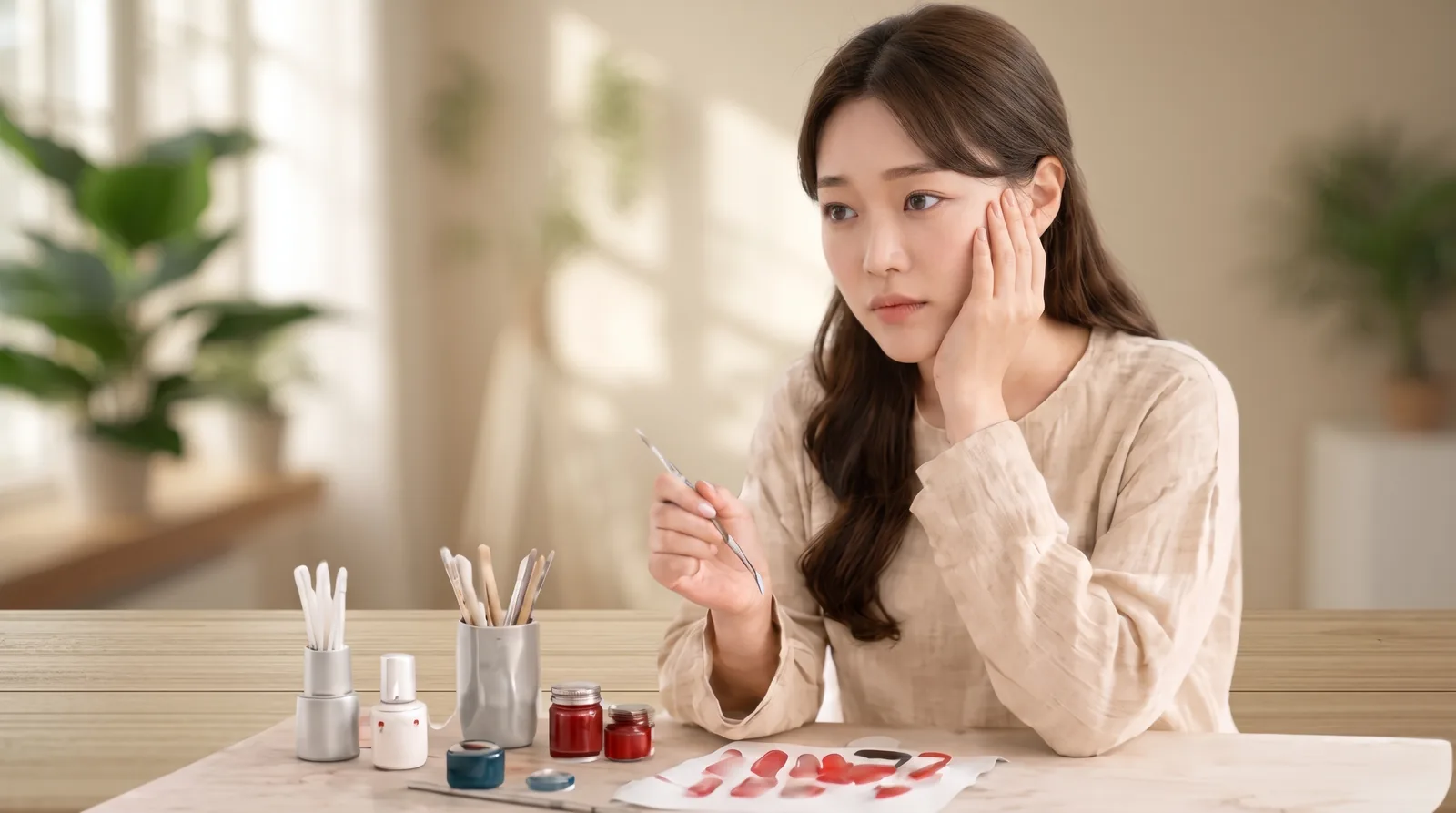 見てくれる人がおらず悩む女性
